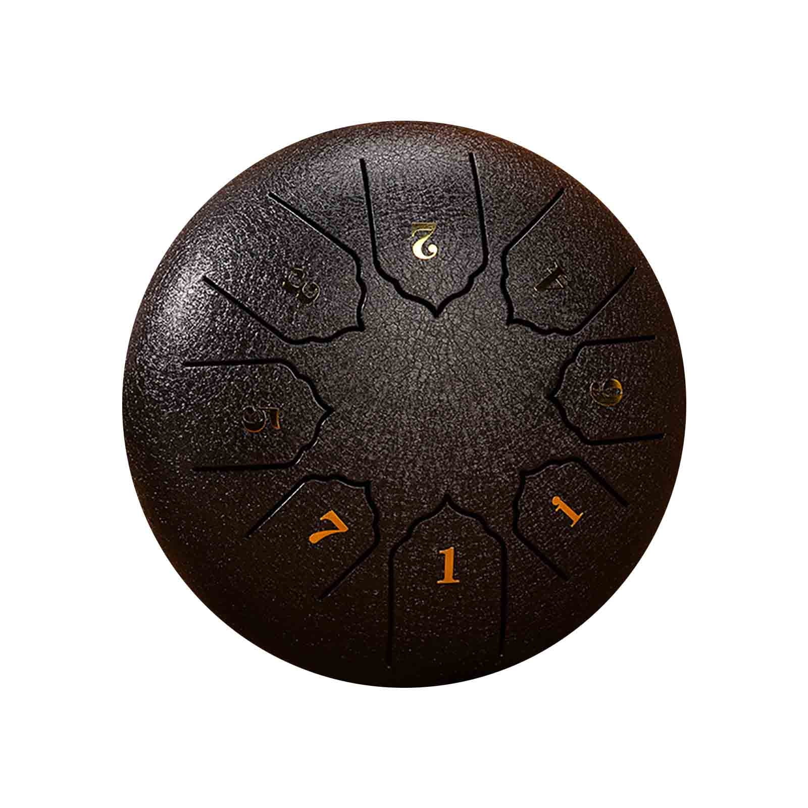 TACILIP Outdoor Toys, Buddha Stones Steel Tongue Drum, Mini Handpan Drum, Worry- Drum, Handpan Drum, For Adults Education Entertainment Yoga Zen Gifts, Home Gifts