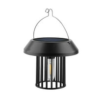 TACILIP Patio Lights, Solar Courtyard Lights Outdoor Waterproof Garden Decoration Camping Tungsten Small Hanging Lights Retro Wall Lights Small Chandeliers, Gifts for Him