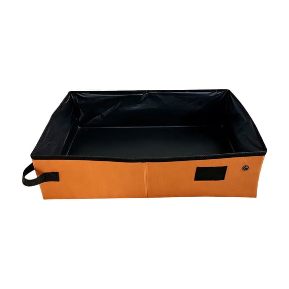 TACILIP Pet Supplies, 1PC Foldable Travel Cats Litter Box Disposable Litter Pan Portable Cats Toilet For Camping Hiking Hotel Foolproof Clean Temporary Cats Potty For Outdoor Activities, Home Gifts