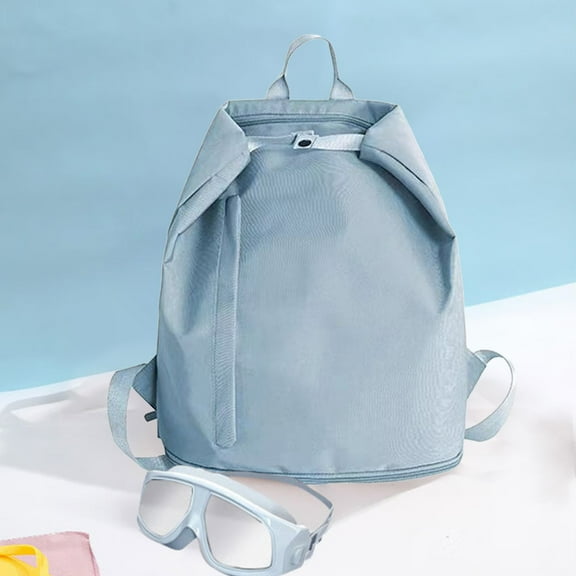 TACILIP Portable Backpack Dry and Wet Separation Sports Fitness Swimsuit Storage Bag Waterproof Beach Backpack, School Backpack