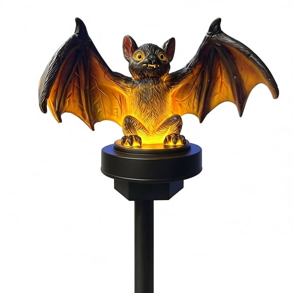 TACILIP Room Decor, 1PC Halloween Themed Solar Powered Courtyard Resin Decor Lamp Creating Scary Vibes During Halloween With Its Eerie Devise Ideal Decor For Halloween Party Or Home, Holiday Gifts