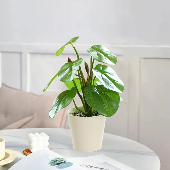 TACILIP Room Decor, Artificial Potted Plants Realistic Simulation Of Green Plants Realistic Indoor Potted Plants Can Be Used for Home Desk and Bookshelf Decoration, Birthday Gifts