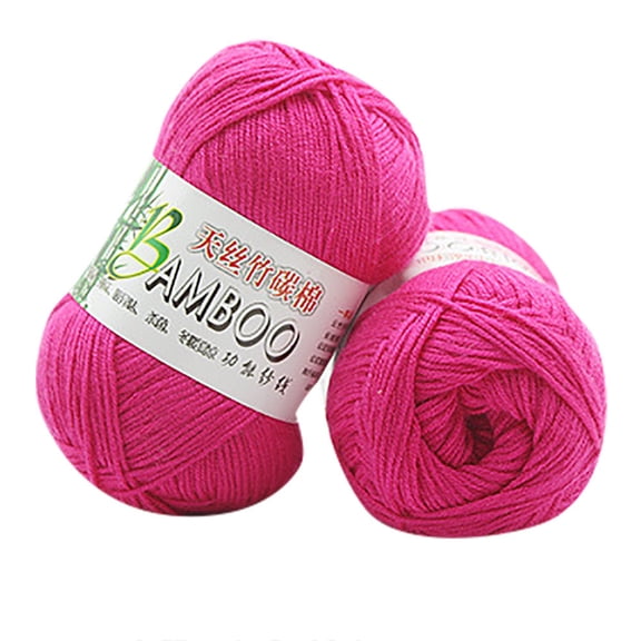 TACILIP Room Decor, Cotton Warm Soft Natural Knitting Crochet Knitwear Wool Yarn 50g, Gifts for Family