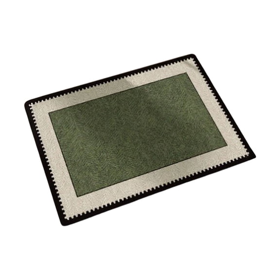 TACILIP Room Decor, Mid Green Non Bathroom Rug Absorbent Floor Mat For Kitchen Entryway, Gifts for Family