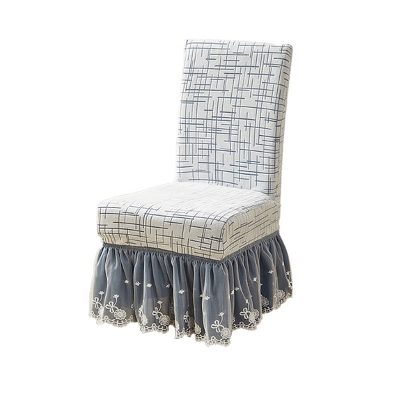 TACILIP Room Decor, Overall-coverage Jacquards Hotel Chair Covers Thickened Elastic One-pieces Chair Covers Skirt-style Dining Chair Covers Suitable For Home Decoration, Gifts for Family