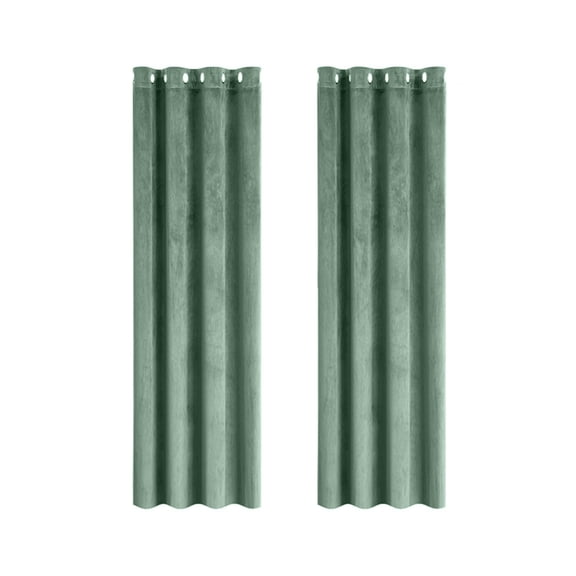 TACILIP Room Decor, Velvet Curtains Thermal Insulated Curtains Long Drapes for Bedroom Living Room Darkening Noise Reducing Soft Window Treatments Grommet Curtains, Gifts for Mom
