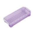 thumbnail image 1 of TACILIP School Supplies, 1 Pack Plastic Pencil Box Large Capacity Pencil Boxes Clear Boxes With Snap-tight Lid Stackable And Stylish Office Supplies Storage Organizer Box, Student Gifts, 1 of 8
