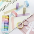 thumbnail image 1 of TACILIP School Supplies, 12 Rolls Washi Masking Tape Decorative Tape Decorative Colored Tape Crafts Tape for Scrapbook Supplies Journal DIY Planner Crafts Designs, Gifts for Women, 1 of 6