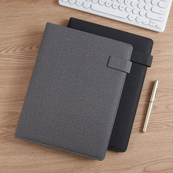TACILIP School Supplies, Business Portfolio A4 Padfolio Conferences Binder Professionals Document Folder Multifunctional Briefcase Notebook Planner Personals Organizer, Office Supplies Gifts