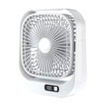 thumbnail image 1 of TACILIP School Supplies, Desktop Mini Desktop Fan Wind Power Fan Home Office Small Fan Charging Plug Circulation Fan, Mom Gifts, 1 of 6