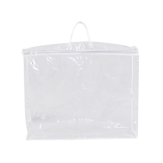TACILIP Sealer Bags Clearance, PVC Transparent Packaging Bag PVC Home Textile Household Four Piece Set Bag PVC Storage Bag Transparent Curtain Packaging Bag, Organizer