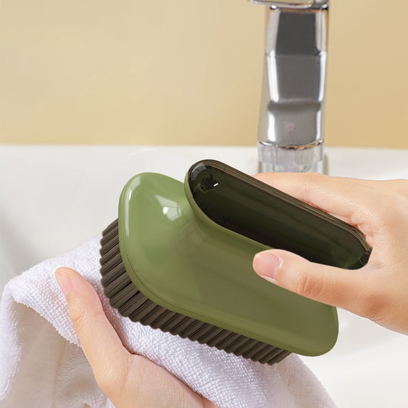 TACILIP Shoe Brush Home Shoe Washing Tool Hard Bristle Shoe Brush Multifunctional Leather Shoe Brush for Washing Clothes Cleaning Supplies, Gifts for Mom