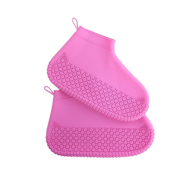 TACILIP Shoe Cover, Rain Shoe Cover Rainy Day Non Slip Thickened Wear Sole Men's and Women's Rain Boot Cover Outdoor Foot Cover L 11.4inch, Housewarming Gifts