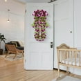 thumbnail image 1 of TACILIP Spring Decor, Simulated Rose Bouquets Simulated Flower Wall Hanging Baskets Decorative Landscaping Artificial Flowers Rattan Home Decor Flowers 85cm, Housewarming Gifts, 1 of 4