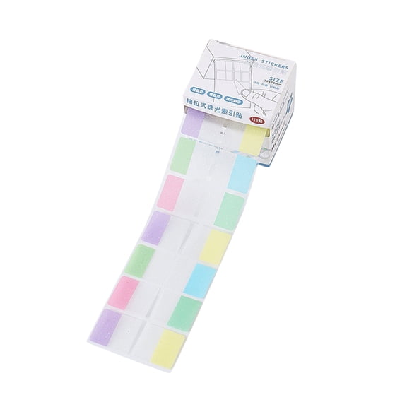 TACILIP Stationery Supplies, Student Office Categorisation Labels Pearl Finish Pull Out Indexs Tabs Stickys Notes Labels And Reminder Notes, Home Gifts, 1PC