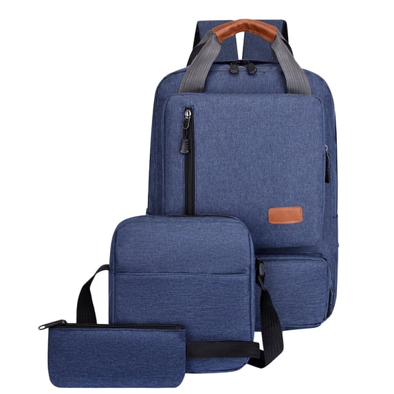 TACILIP Storage Bag, Backpack Three Piece Set, Large Student Backpack, Suitable for School and Outdoor Travel, Computer Bag for Men and Women with Large Capacity, Organizer