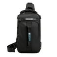 thumbnail image 1 of TACILIP Storage, Sling Bag for Men Women Shoulder Backpack Chest Bags Crossbody Daypack with Earphone Hole for Hiking Camping Outdoor Trip, Room Storage, 1 of 6