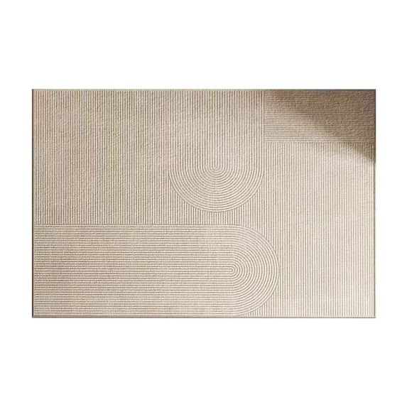 TACILIP Striped Carpet Comfortable Living Room Carpet Refreshing Bedroom Carpet Home Balcony Carpet Rugs for Living Room, Mom Gifts