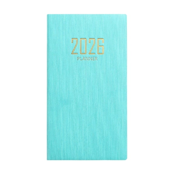 TACILIP Student Gifts, A6 Mini Notebook Organizer Planner Daily Planner Notebook Travel Diary, School Supplies, 1PC