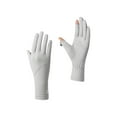 thumbnail image 1 of TACILIP Sunscreen Gloves Summer Women's Ice Silk Outdoor Driving Cycling Thin Breathable Gloves with Finger Leakage Feel Panel Gloves, Gifts for Women, 1 of 5