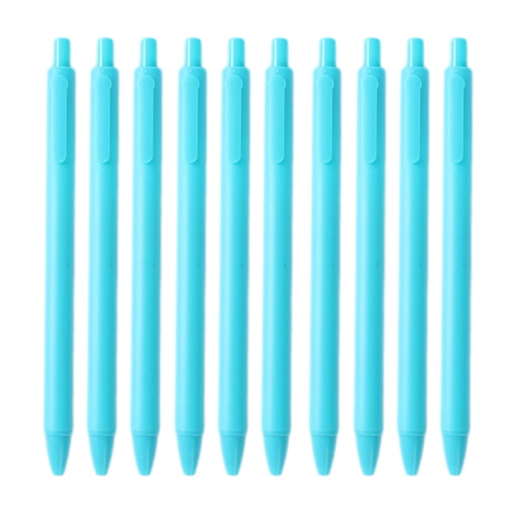 TACILIP Teacher Supplies, 10 Pack Large Capacity Fast Drying Basic Blackness Gel Pens Write Smoothly 1ml, Student Gifts