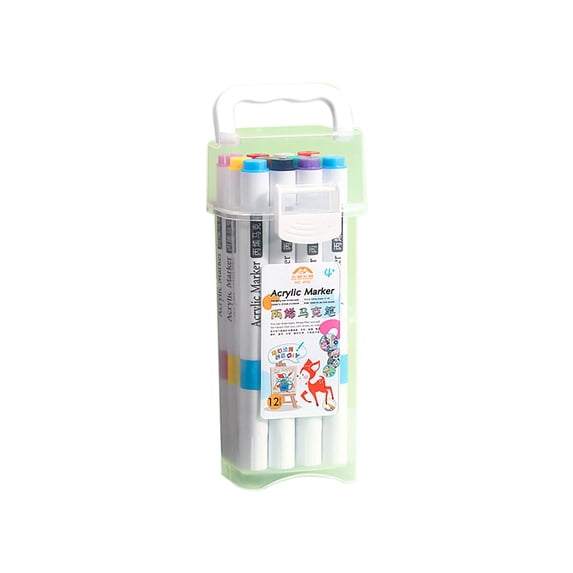 TACILIP Teacher Supplies, Acrylic Marker For Students Large Capacity Washable Non-permeable Watercolor Pen Art 24 Colors Can Be Stacked 60ml, Home Gifts