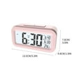 thumbnail image 1 of TACILIP Temperature Version Smart Clock, Silent Clock, Electronic Clock, Light Sensing Alarm Clock, Snoozy Student Smart LCD Alarm Clock, Gifts for Men, 1 of 2