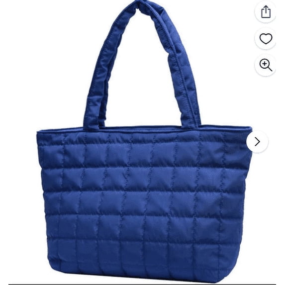 TACILIP Tote Bags for Women Lightweight Puffer Padding Shoulder Bag Large Nylon Tote Handbag Zipper Closure, Storage Bag