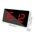 thumbnail image 1 of TACILIP USB Output Mobile Phone Charging Snooze Mirror Clock Multifunctional LED Alarm Clock, Gifts for Men, 1 of 2