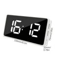 thumbnail image 1 of TACILIP USB Output Mobile Phone Charging Snooze Mirror Clock Multifunctional LED Alarm Clock, Gifts for Mom, 1 of 2