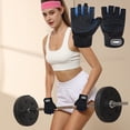 thumbnail image 1 of TACILIP Unisex Non Slip Breathable Half Finger Gloves Gym Workout Gloves for Men Or Women Cycling Outdoor Sports Weightlifting Non Slip Silicone Palm Pads, Outdoor Sports Equipment Camping, 1 of 6
