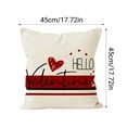thumbnail image 1 of TACILIP Valentines Day Decor, V-alentine's Day Pillow Cover for Home Living Room Sofa Decoration Pillowcase, Mom Gifts, 1 of 6
