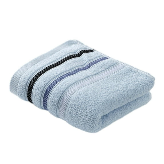 TACILIP Washcloth, 27.5x12.9" Cotton Bath Towel for Adult Daily Use, 1pc Absorbent Dry Hair Towel Hand Towel, Home Office School Supplies