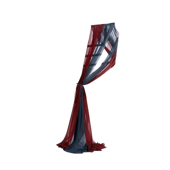 TACILIP Wedding Decor, 1PC Backrest Of Chair Chair Back Decoration Pearl Chiffon Fabric Beautiful Chiffon Curtain Wedding Hotel Decoration Chair Cover, Gifts for Her