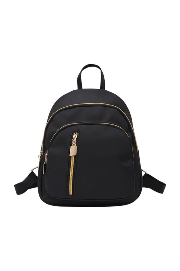Women's Waterproof Backpack Korean-Style Nylon Versatile Personalized Mini Backpack Adjustable Shoulder Straps Portable Zipper Backpack, Organization and Storage