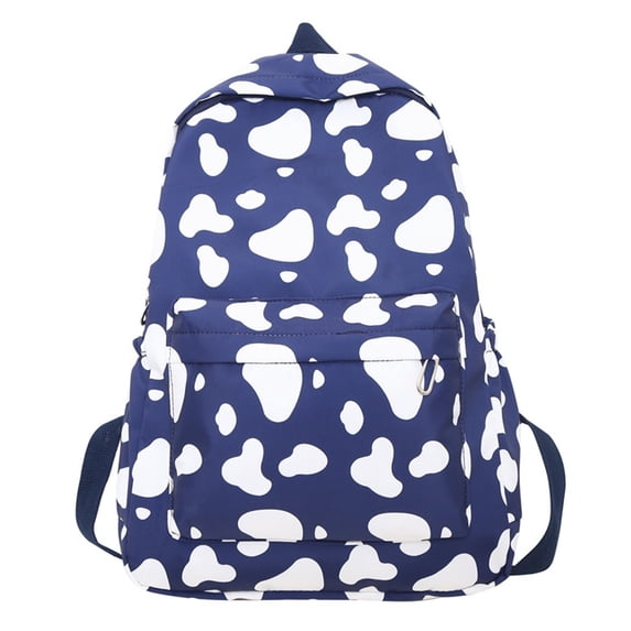 TACILIP Womens Gifts, Cute Cow Print Backpack Fashionable And Versatile Large Capacity Backpack Small And Fresh Student Backpack Casual Backpack, School Supplies, 1PC