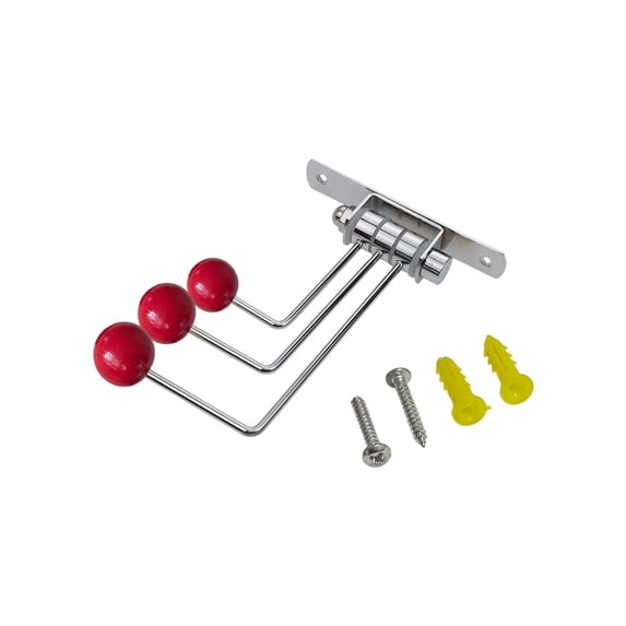 TACILIP Womens Gifts, Vintage Rotating Wall Hooks Multi Functional Iron Coat Rack With Solid Wood Ball Decorative Hanger For Entryway Bedroom Wardrobe Hats Bags, Home Storage, 1PC