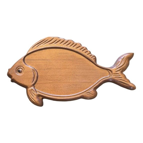 TACILIP Wooden Serving Tray Charcuterie Boards Sushi Snack Fruit Plates Walnut Plates for Dessert, Organization and Storage