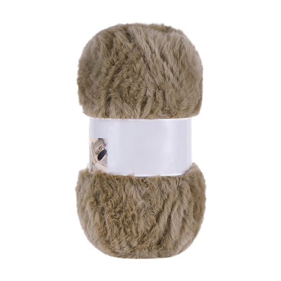 TACILP Faux Mink Furs Yarn Balls Thick Wool Balls Yarn for Knitting Crochet Hat Blanket Knitting and Crochet Yarn 67 Yards 197FT, Mom Gifts