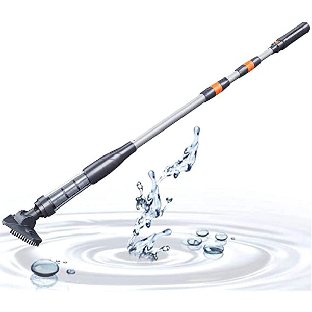 TACKLIFE 2200 mAh Extendable Portable Pool Vacuum, 75+ mins Run time