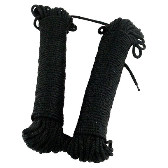 TACO Marine COK-0008B-1 Dacron Line - 1/8" x 100', Black