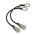 thumbnail image 1 of Set of 2 Black and Metallic Silver Shock Cord with Roller 2", 1 of 2