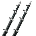 thumbnail image 1 of TACO Marine OT-0552BKA186 Aluminum Tele-Outrigger Pole - 1-1/2" x 18', Black/Silver, 1 of 2