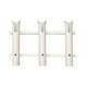 TACO Marine P03-063W 3-Rod Deluxe Poly Rod Rack - White - Walmart.com