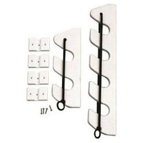 TACO Marine P03-134W 4-Rod Bungee Rod Holder - Pair, White
