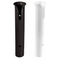 thumbnail image 1 of 15" Steel White Taco Poly Thru-Bolt Rod Holder with Mounting Holes - No Hardware, 1 of 2