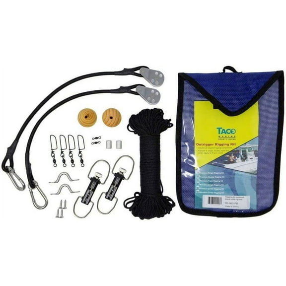 TACO Marine RK-0001PB Premium Outrigger Rigging Kit