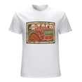 thumbnail image 1 of TACO Men’s T-Shirt 100% Cotton Casual Short Sleeve Tops Gift Tee White 2XL, 1 of 5
