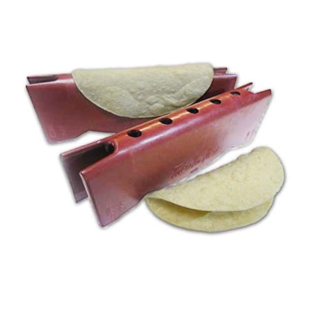 TACO Tastico 3 Pack - Quick Easy Microwave Crunchy Taco Shells Maker Snaps Apart Easily Brown