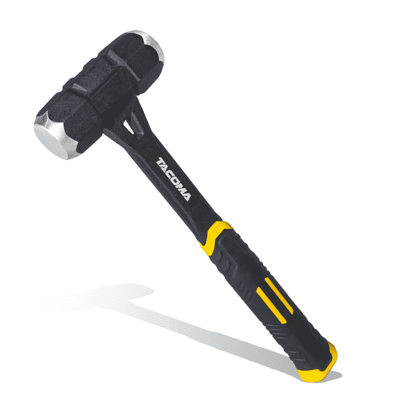 TACOMA 15" Sledge Hammer 3LB Forged Steel Octagonal Head TPR Grip